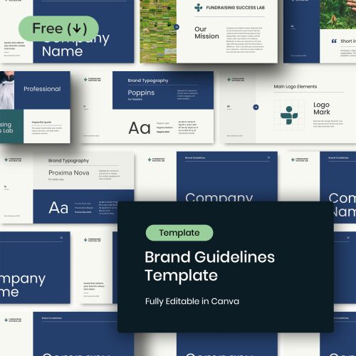 Nonprofit Brand Guidelines template