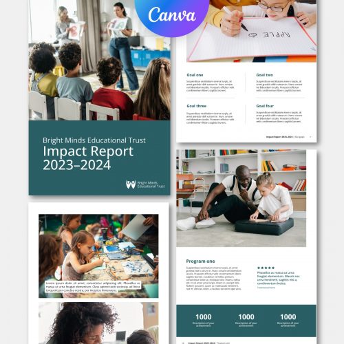 nonprofit annual report template